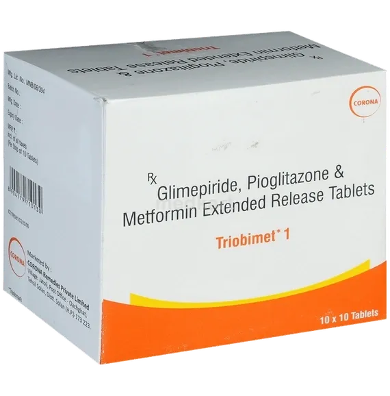 triobimet 1mg tablet 10's